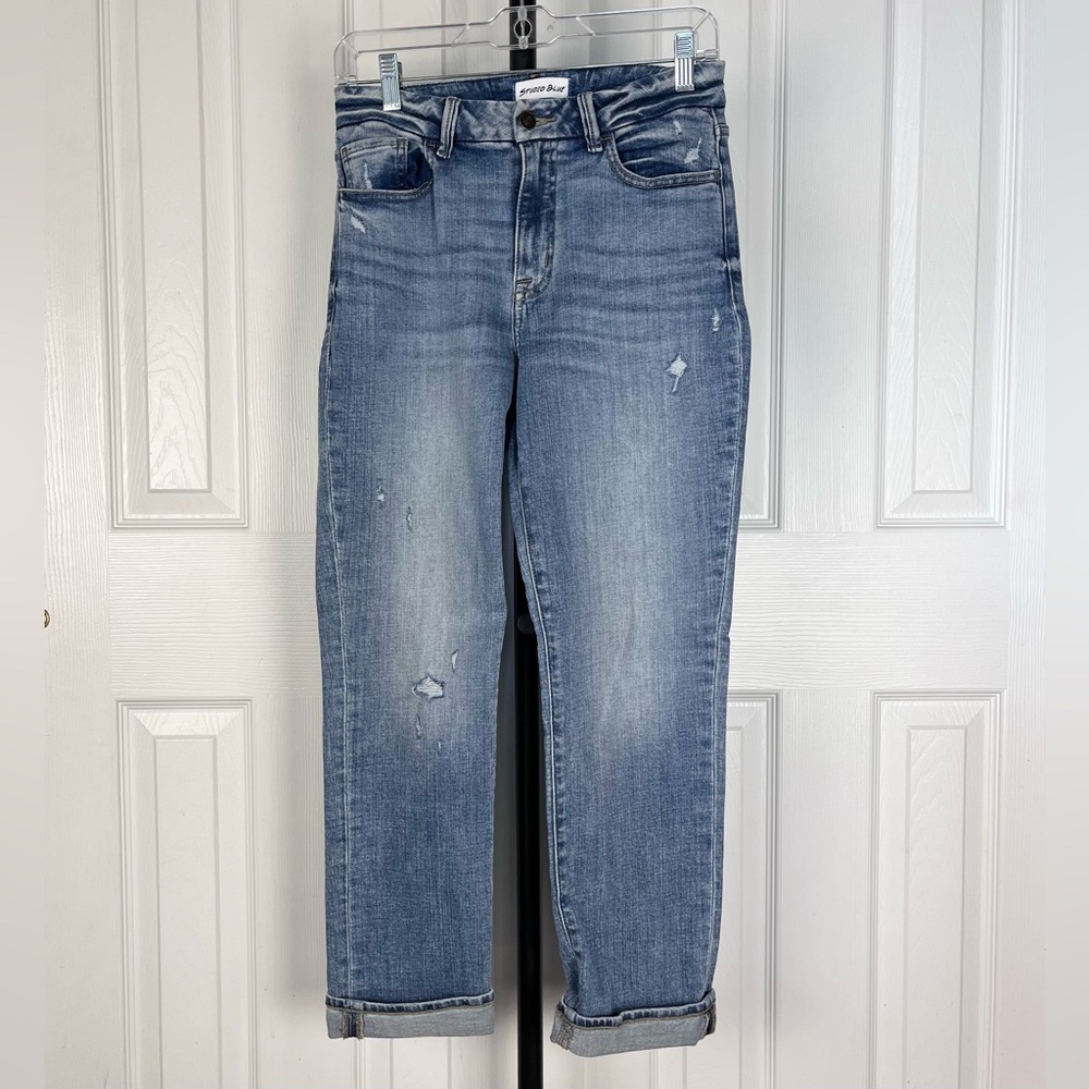 Studio Blue Relaxed Cropped Jeans